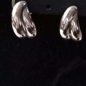 Antique sterling silver earrings